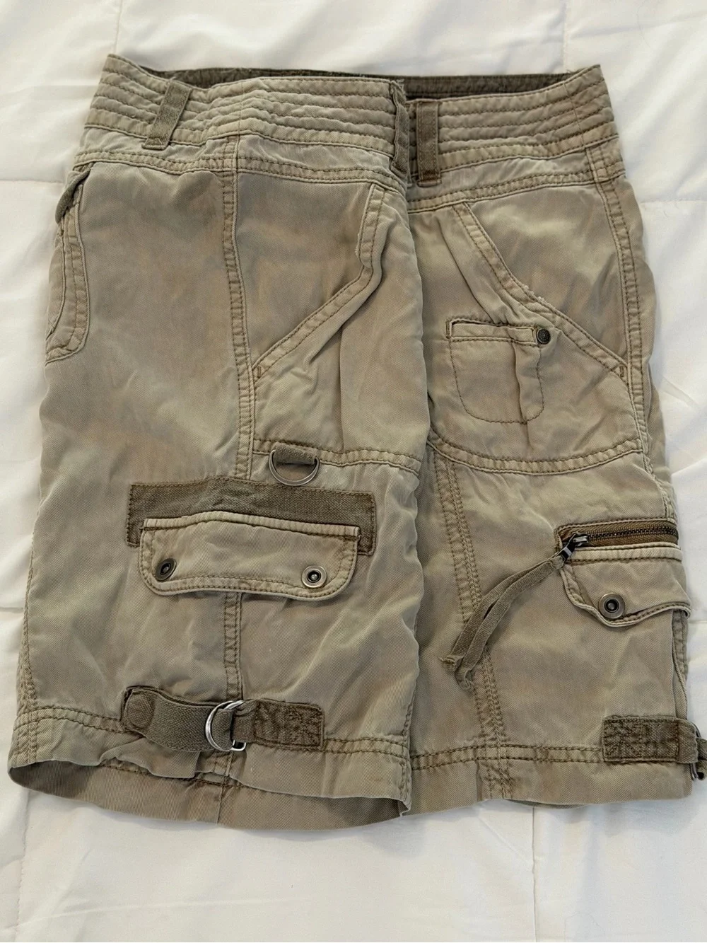 Men's Casual Utility Cargo Shorts - Khaki